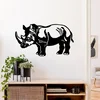 Wallity Zidna dekoracija Rhino, 39x70cm, Crna