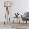 Aberto Design Podna lampa 15-3 Abajurlu, 160 cm, E27, Hrast