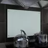 vidaXL Kuhinjska zaščitna obloga bela 70x50 cm kaljeno steklo