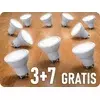 V-TAC GU10 LED ŽARNICA 10W, 1000lm, 3+7 gratis! Barva světla: Dnevna bela