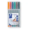 Staedtler marker Lumocolor Nonpermanent, F, 6/1 v Staedtler etuiju