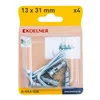 shumee Dram kovinski vijačni moznik 13x31 mm za mavčne plošče s kavljem, [OP 4]