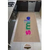 Conceptum Hypnose Tepih Wookece205, 100x300 cm, Belo-crni