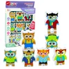 slomart LEAN TOYS Sova edukativna slagalica domino 18 kom.