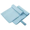 vidaXL Športne brisače 2 pcs Modra 50 x 30 cm Poliester in poliamid