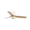 FARO 33833WT-1TW-LED prigušiva ventilator MINIPUNTTUB S 10W/230V braon/bela prečnik 90 cm WT+DO