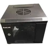 ExeLink 10 in 6U zidni orman sa staklenim vratima,do 30kg,mat crni Rek