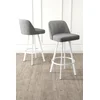 Hanah Home Set barskih stolica Atex, 44x105x42 cm,6 komada, Sive