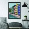 Wallity Uramljena slika Amsterdam 4, 35x45 cm