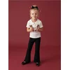 Sinsay - Flare pantalone sa viskozom - crno