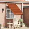 Tenda na ručno uvlačenje 150 cm narančasto-smeđa