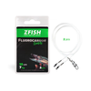 ZFISH Fluorocarbon Leader 25cm/15kg/2x