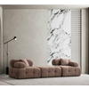ATELIER DEL SOFA Sofa trosed Doblo 3 Seater ( L1 Pouffe 1R) Cappucino