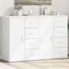 Komoda 2 kom bijela 59 x 39 x 80 cm od konstruiranog drva