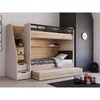 Hanah Home New Options Mm1.28.11.U1 krevet na sprat 256,4 × 190,9 × 100,8 cm, krem hrast