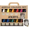 Renesans AKryl Set akrilnih barv 12 x 100 ml