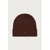 Tommy Hilfiger beanie kapa moška z dodatkom kašmirja
