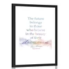 Plakat s paspartujem in motivacijskim citatom - Eleanor Roosevelt - 30x45 no frame