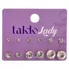 Takk monroe lady set mindjuša kristali 6 pari ( 505109 )