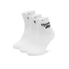 Reebok Set 3 parov unisex visokih nogavic R0427-SS24 (3-pack) Bela