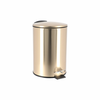 TENDANCE Kanta za smeće na nožni pogon 3 L 17X22,5X24 cm metalna zlatna
