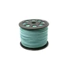 Velur traka 3mm ravna svetlo plava