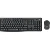 Logitech MK295 Silent Bežična tastatura i miš, Set, Crni