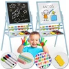 shumee Ricokids magnetna vrtljiva tabla za pisanje krede - modra