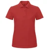MAJICA KRATKI RUKAVI POLO B&C ID.001/WOMEN 180G CRVENA S