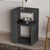 Hanah Home pomoćni sto Silent, 36 cm, antracit