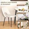 Costway Set 2 jedilnih stolov 485x57x85 cm bež