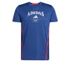 ADIDAS PERFORMANCE Funkcionalna majica Design For Training Legacy temno modra/rdeča/bela
