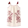 MANGO KIDS Obleka GENIO ecru/temno rdeča