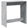 Vidaxl Barska miza betonsko siva 102x50x103,5 cm inženirski les