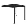 Bioklimatska pergola Antares — Stenska/3 x 3/Antracit/Ročni