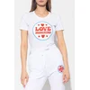 Love Moschino Ženska majica W4H1920E1951-A00, Bela