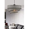 Opviq Luster Couper Hazeran, 40x40cm, Crni