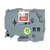 Kompatibilen trak za Brother TZe-455/TZ-455/PT/P-Touch 24mm - bel izpis/rdeč trak