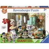 Ravensburger puzzle - Velika podna puzla Cats - 24 dela