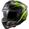 LS2 FF808 Stream II Fury Black/H-V Yellow 3XL Čelada
