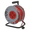 Kolutni podaljšek 40 m/4 vtičnice/oranžni/PVC/230 V/1,5 mm2