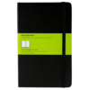 Moleskine beležka velika, brezčrtna, trde platnice, črna