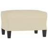 Vidaxl Stolček za noge krem 60x50x41 cm blago