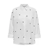 ONLY Bluza ONLNEW LINA črna/bela