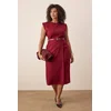 Trendyol Curve Ženska haljina Tbbaw26Ah00085, Bordo