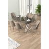 Hanah Home Set Trpezarijski sto i 6 stolica Lai, Bež