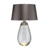 Elstead LENA-TL-L-SMOKE - LED stona lampa LENA 1xE27/40W/230V 74 cm siva