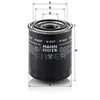 Filter hidravlike, avtomatski menjalnik MANN-FILTER W 923/7