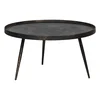 Črna kavna mizica BePureHome Bounds, o 76 cm