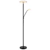 Globo 59093S - LED prigušiva stojeća lampa STANFORD 28W/230V + 5W 3000K crna